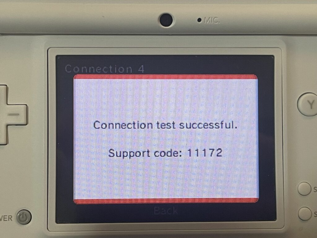 A message box saying "Connection test successful."